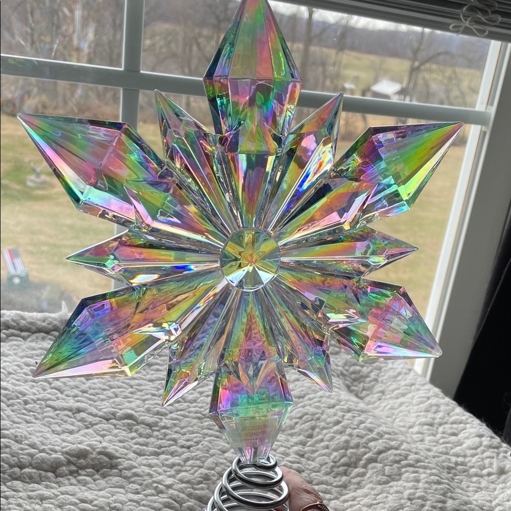 Iridescent Star Tree Topper - Picture 3 of 3